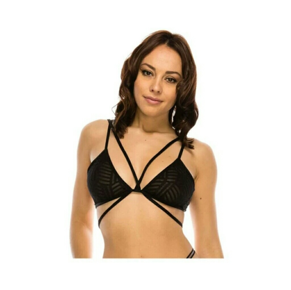 *1 LEFT* Strappy Cage Back Bralette